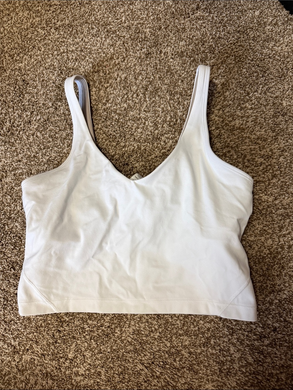 lululemon athletica White Align Sports Bra Tank